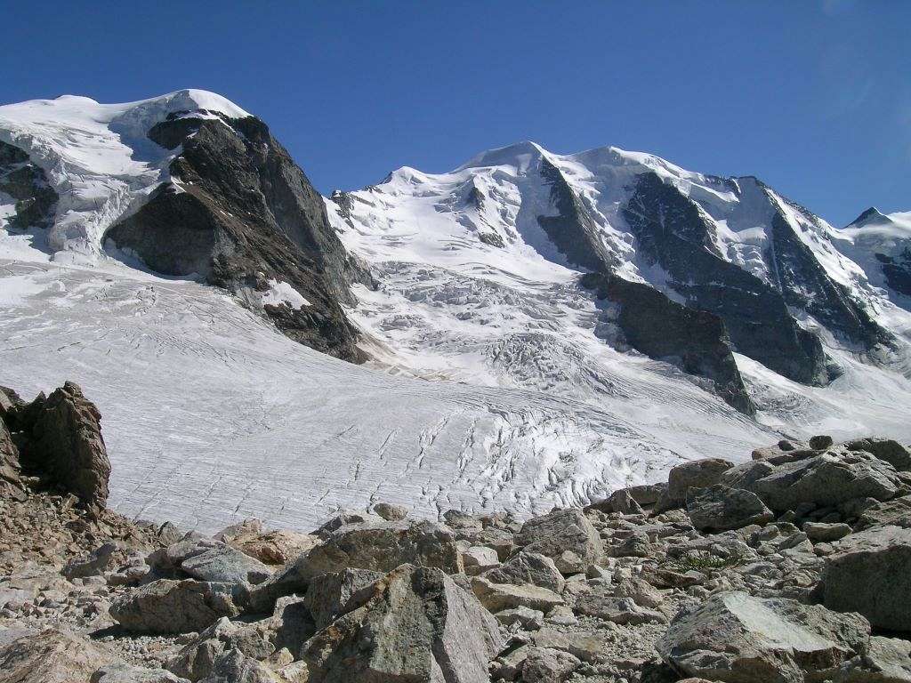 Piz Bernina 4049 m + Piz Palü 3901 m