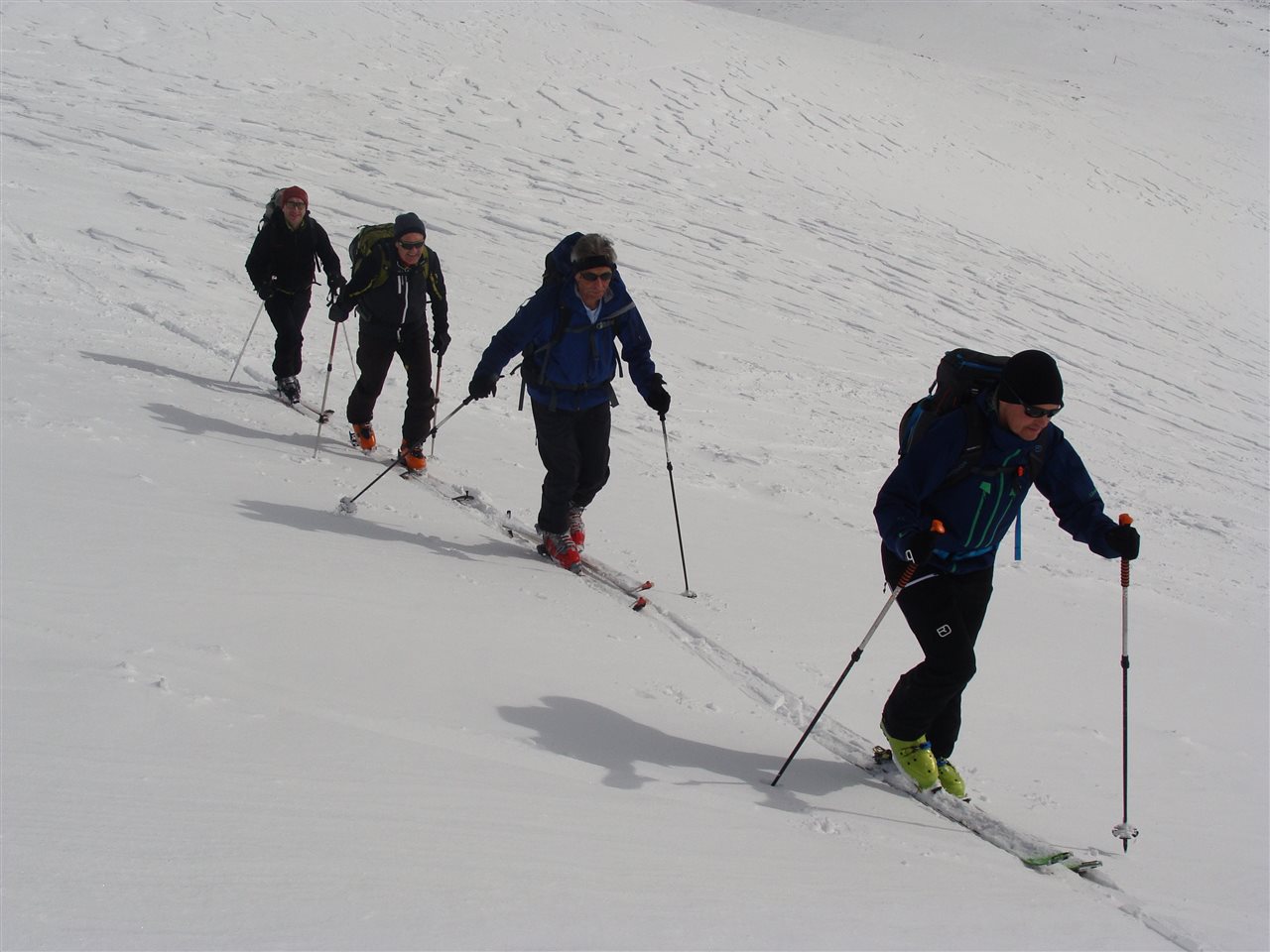 Skiüberschreitung Schneeberg auf historischen Wegen